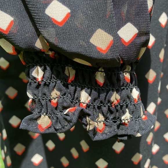 WHBM Off-The-Shoulder Chiffon Flowy Print Dress - Picture 9 of 12